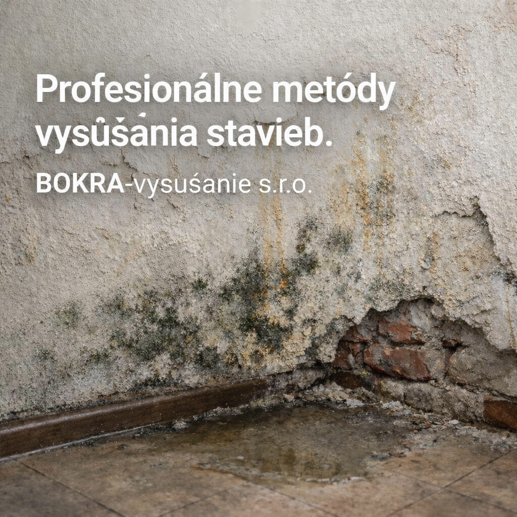 Profesionálne metódy vysúšania stavieb.